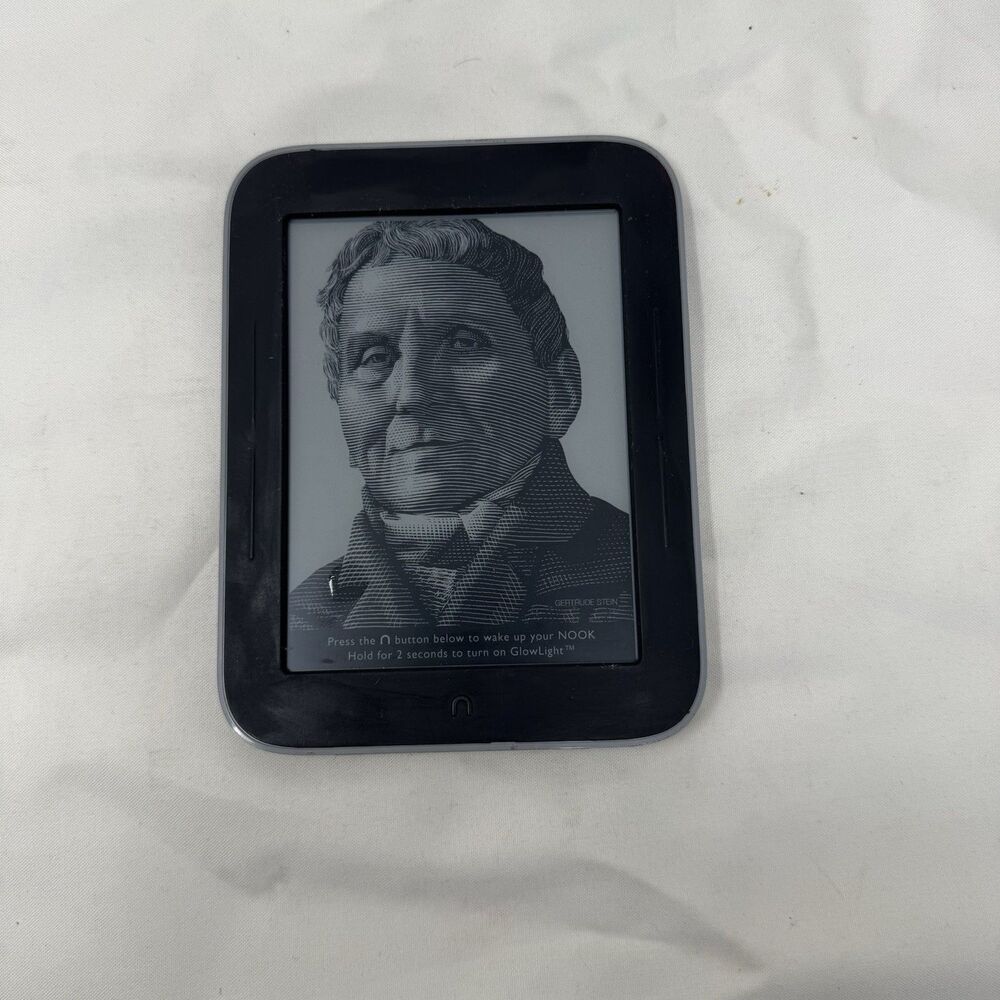 B&N NOOK Simple Touch w/ Glowlight BNRV350 E-Reader (Wi-Fi) - 2GB Gray #4029
